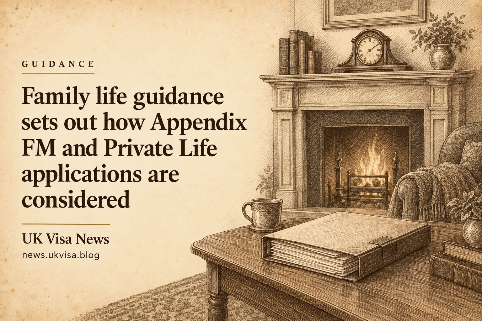 Family life guidance sets out how Appendix FM and Private Life applications are considered
