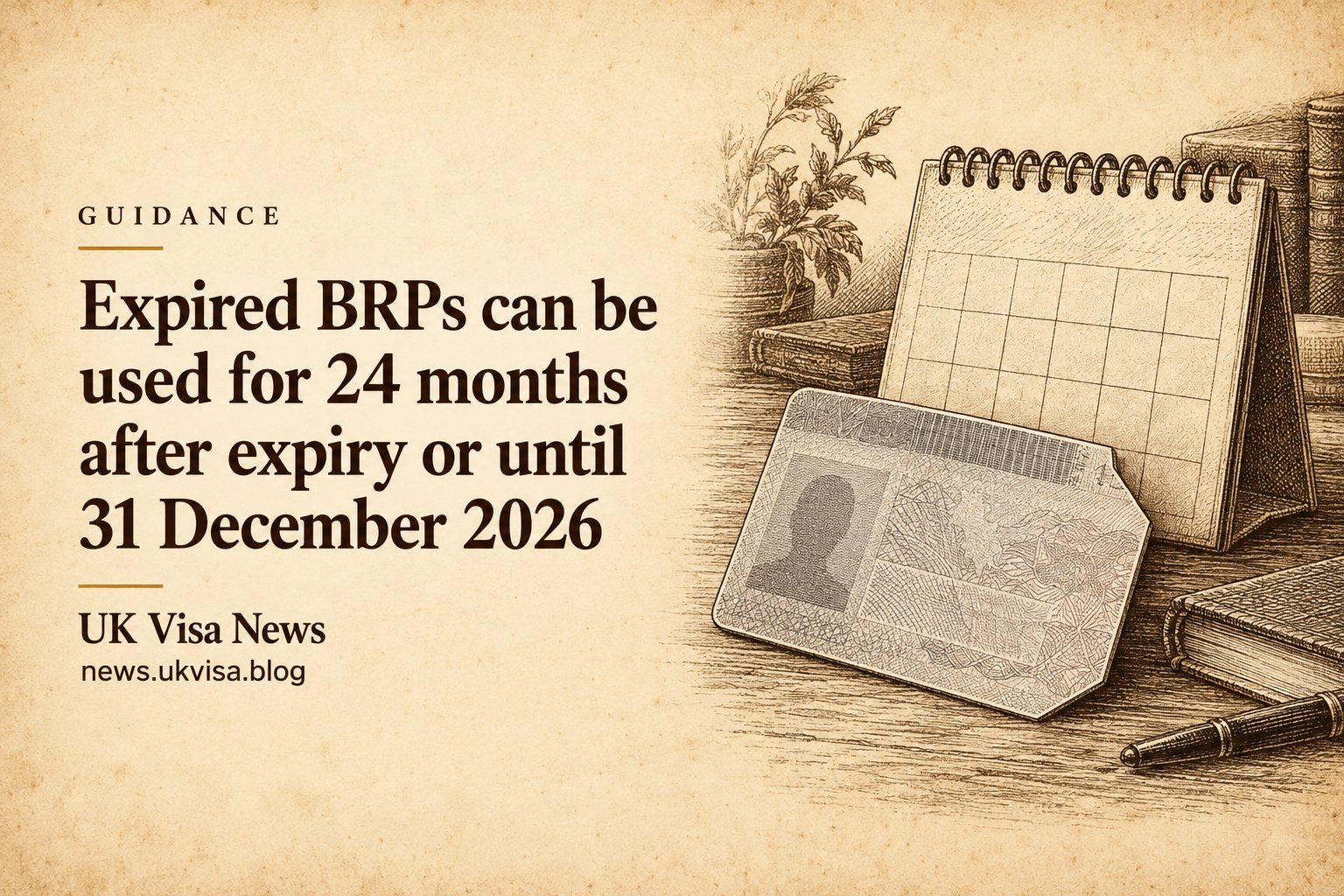 Expired BRPs can be used for 24 months after expiry or until 31 December 2026