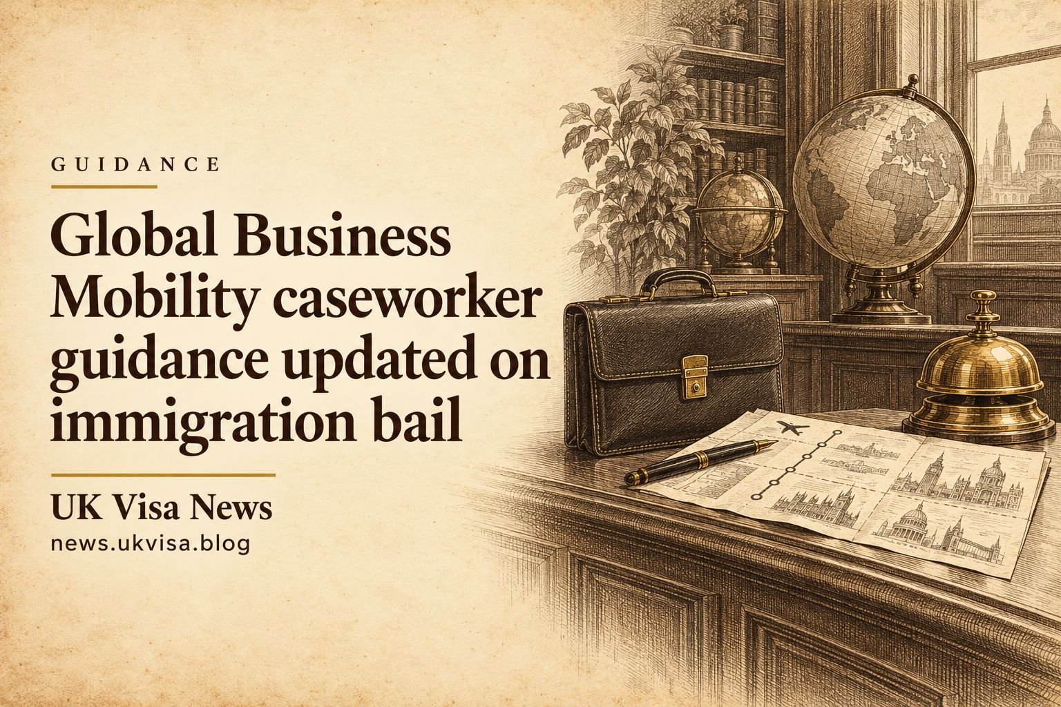 Global Business Mobility caseworker guidance updated on immigration bail