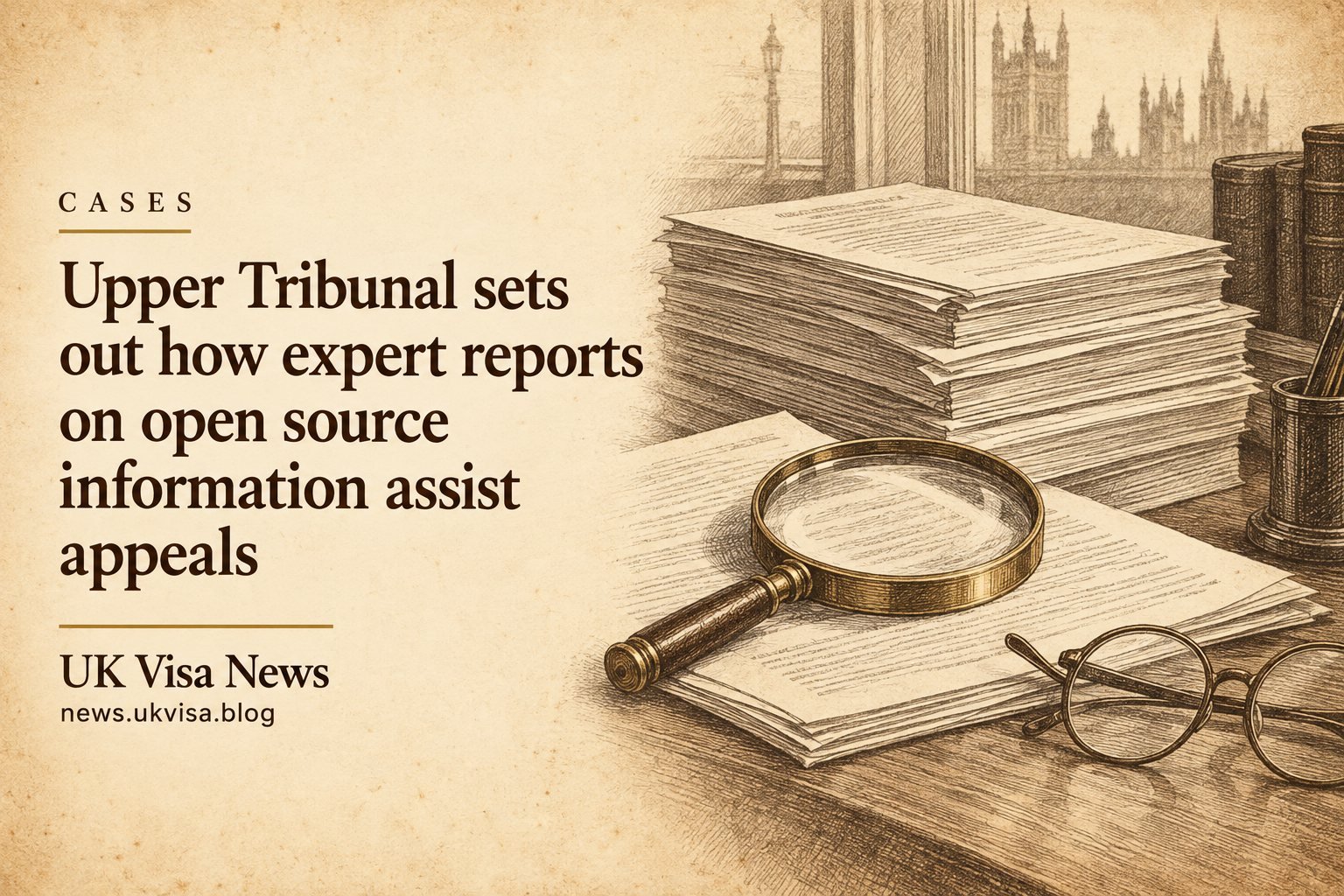 Upper Tribunal sets out how expert reports on open source information assist appeals