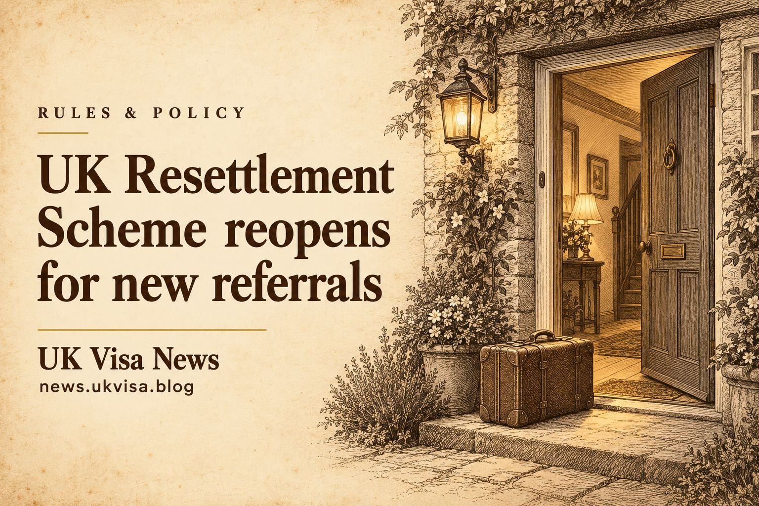 UK Resettlement Scheme reopens for new referrals