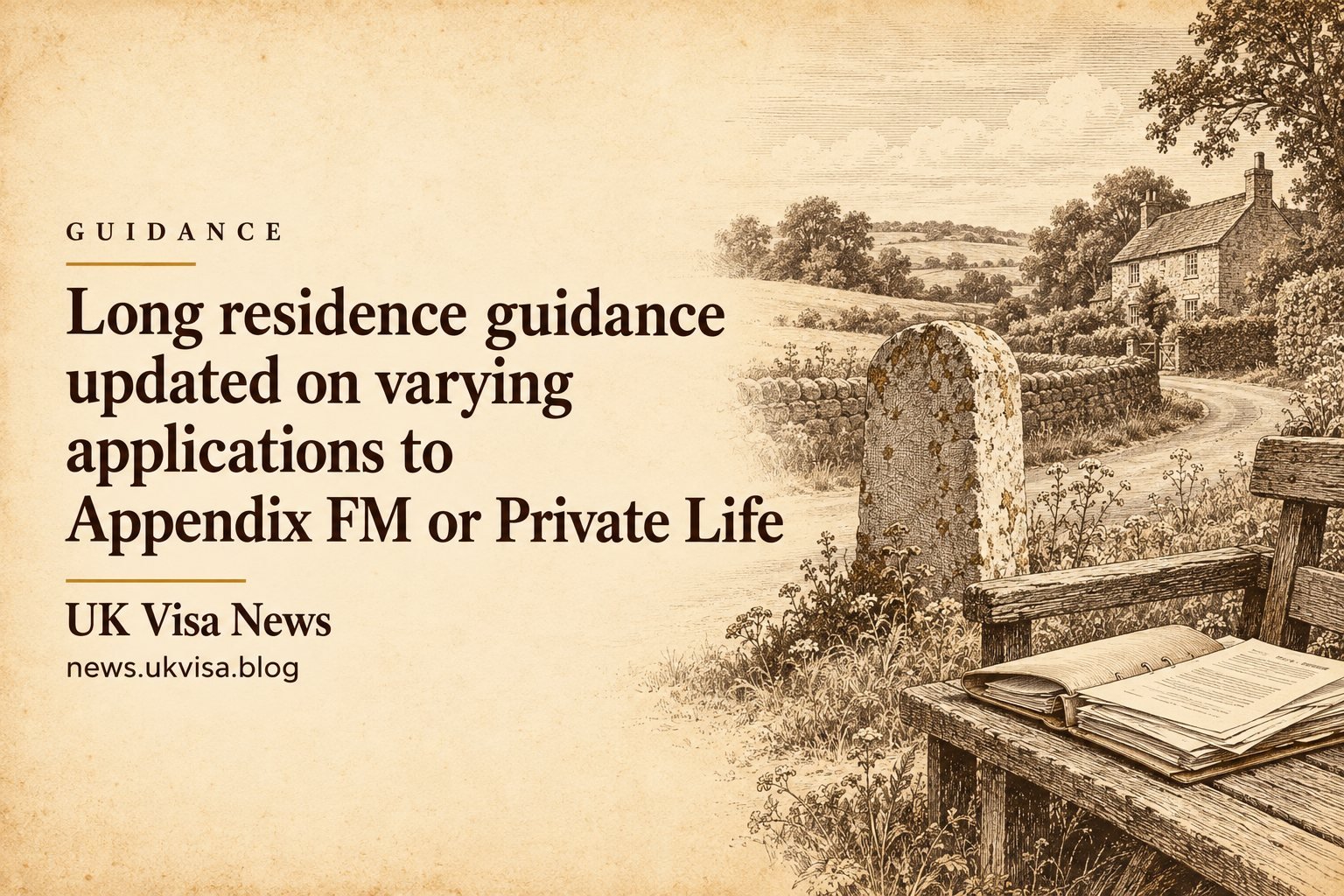 Long residence guidance updated on varying applications to Appendix FM or Private Life